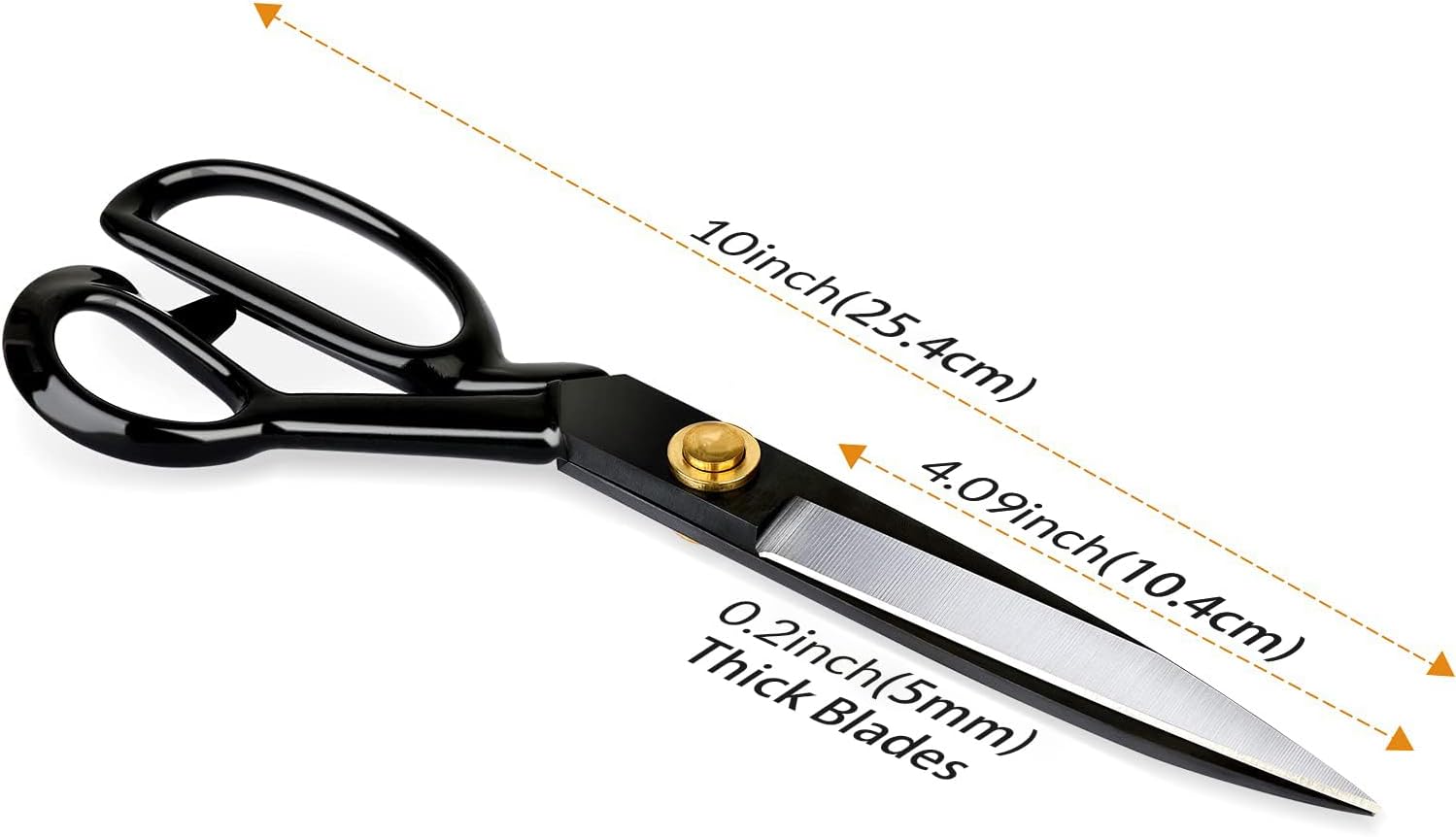 Detalle 2 de H HILITING GOBOS & PROJECTORS 10-Inch Professional Fabric Scissors with High-Carbon Steel