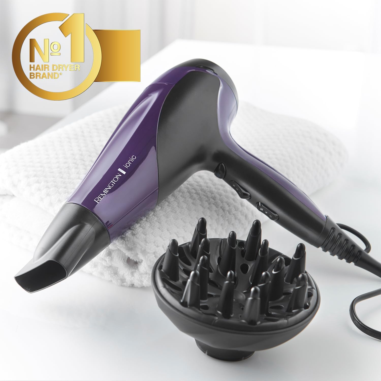 Thumbnail 1 de Remington Hair Dryer Ionic (D3190): 2200W, Fast Professional Styling