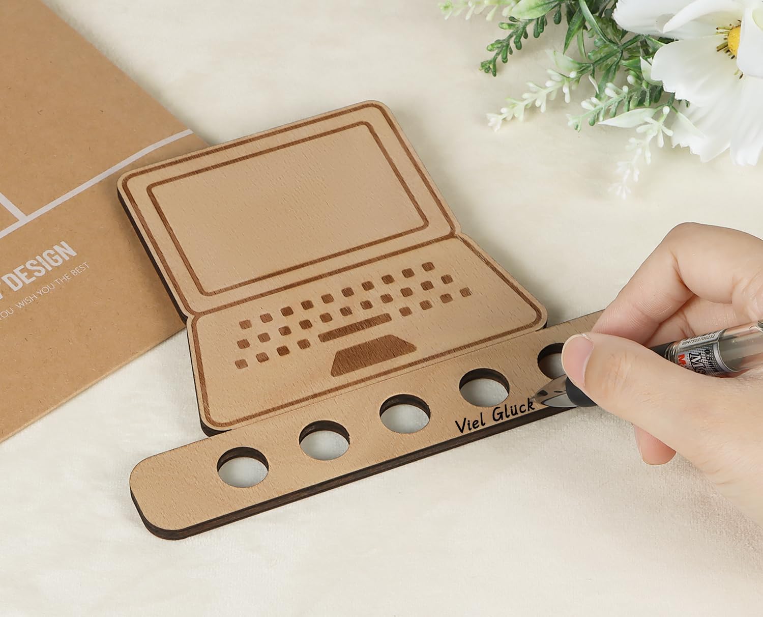 Thumbnail 3 de Giftota Lustige Laptop-Geldgeschenke Holz 6mm