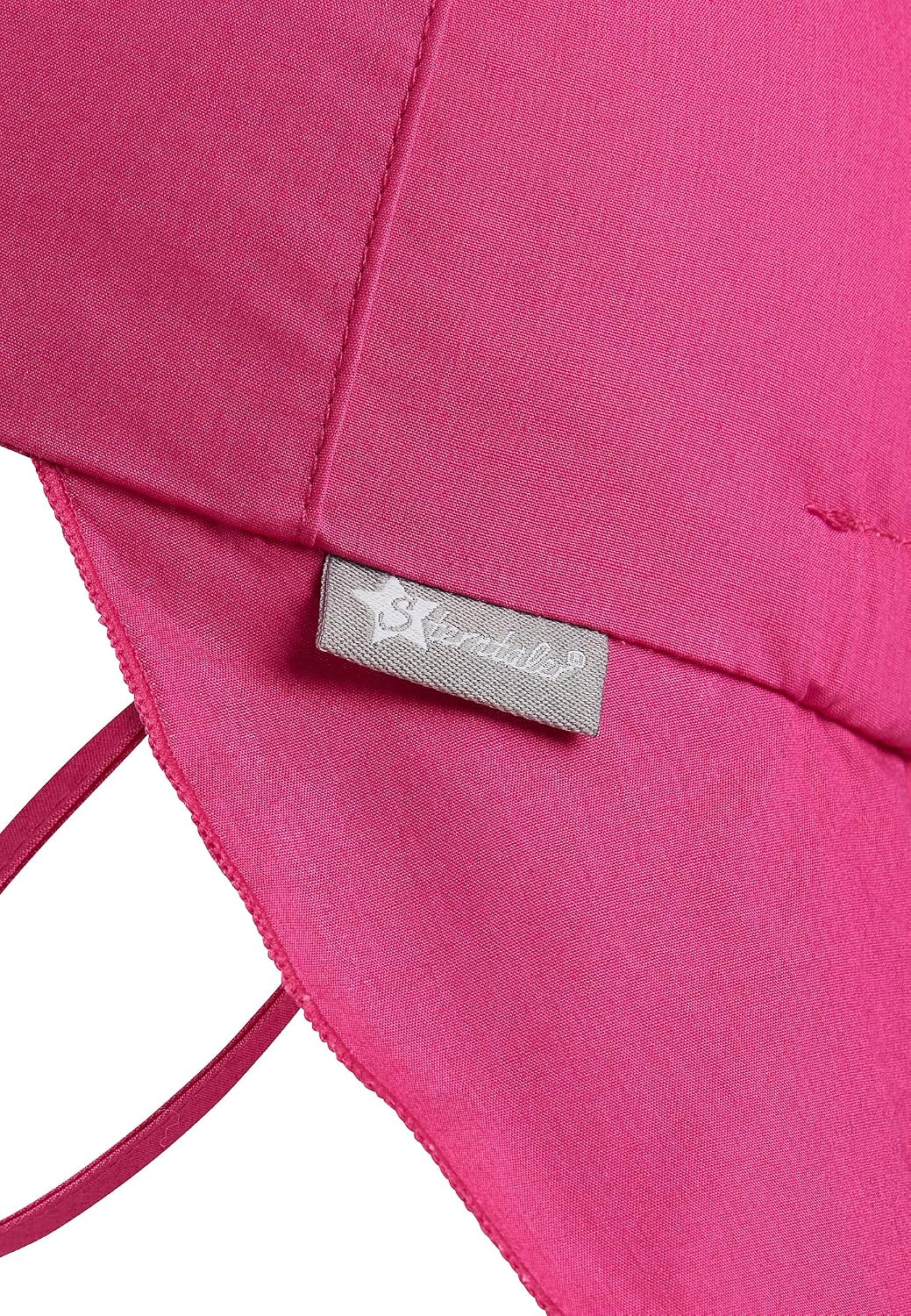 Detalle de Sterntaler Schirmmütze Nacken Basic – Baby- und Kinder-Mütze mit UV-Schutz 50+ und Nackenschutz