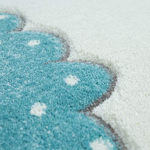 Detalle de Paco Home tapis enfant pastel 200x290 cm