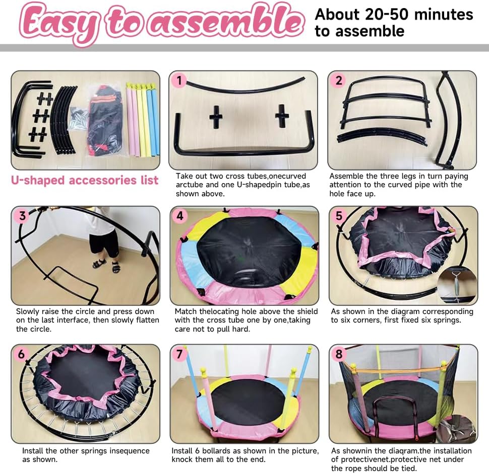 Thumbnail 5 de 5ft Mini Toddler Trampoline