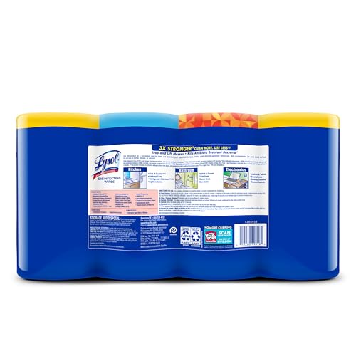 Thumbnail 11 de Lysol Disinfecting Wipes, Cleaner, Lemon + Mango + Linen, 80 ct (4 Pack)