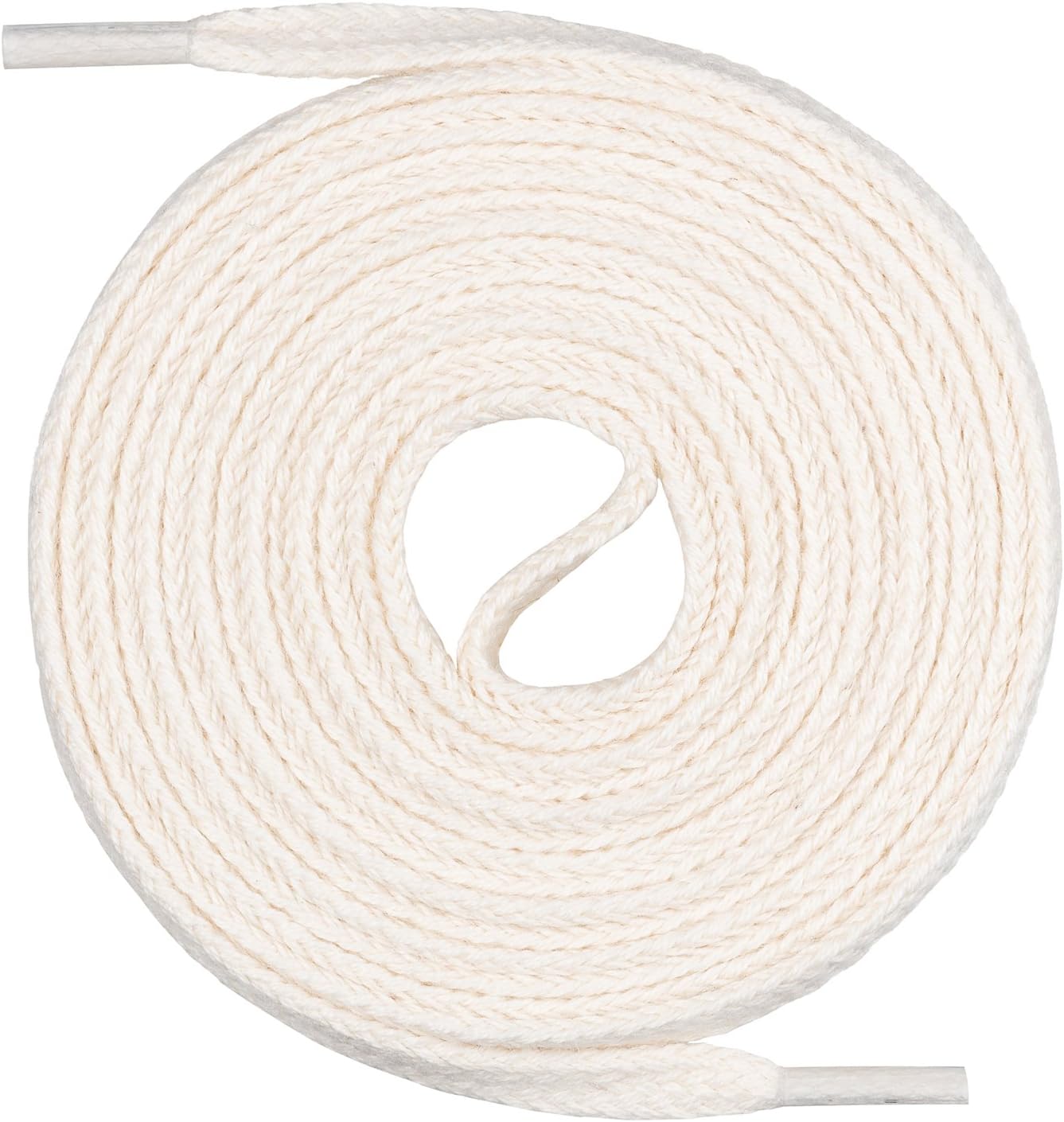 Lacets Mount Swiss© Premium en coton, lacets plats 7 mm (1 paire) longueur 45 à 200 cm