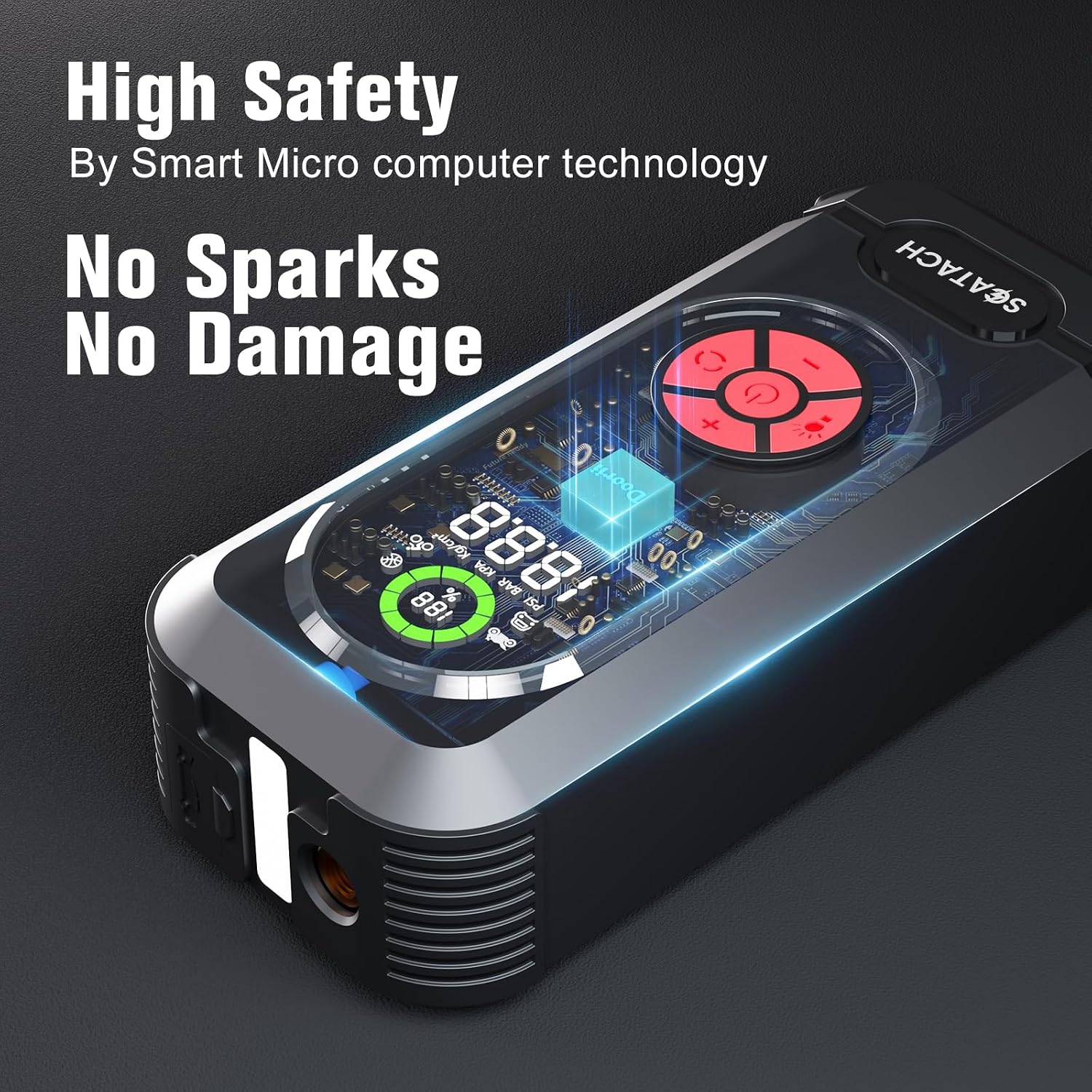 Thumbnail 6 de Jump Starter with Air Compressor 150 PSI