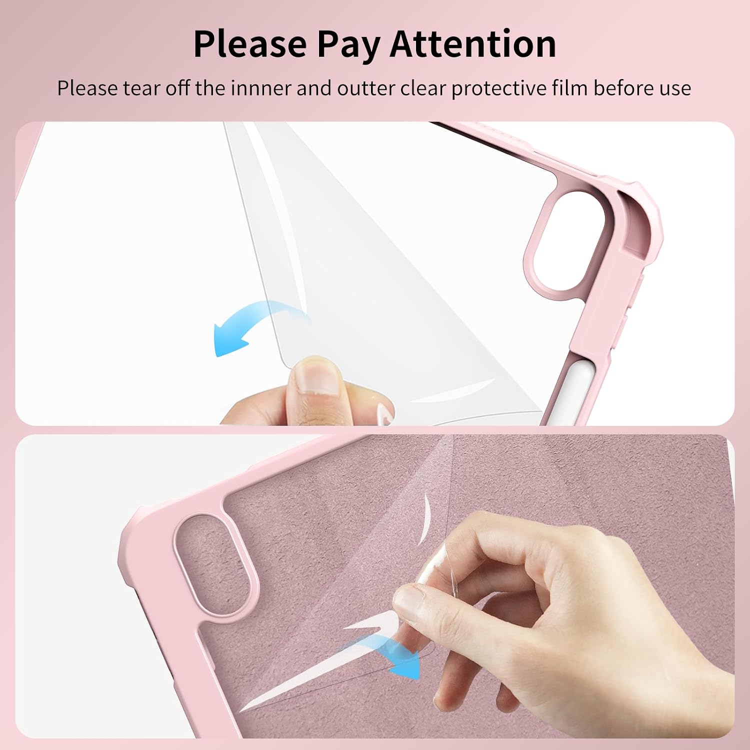Thumbnail 6 de KVTVOU Clear Case for iPad 11th Gen 10.9"