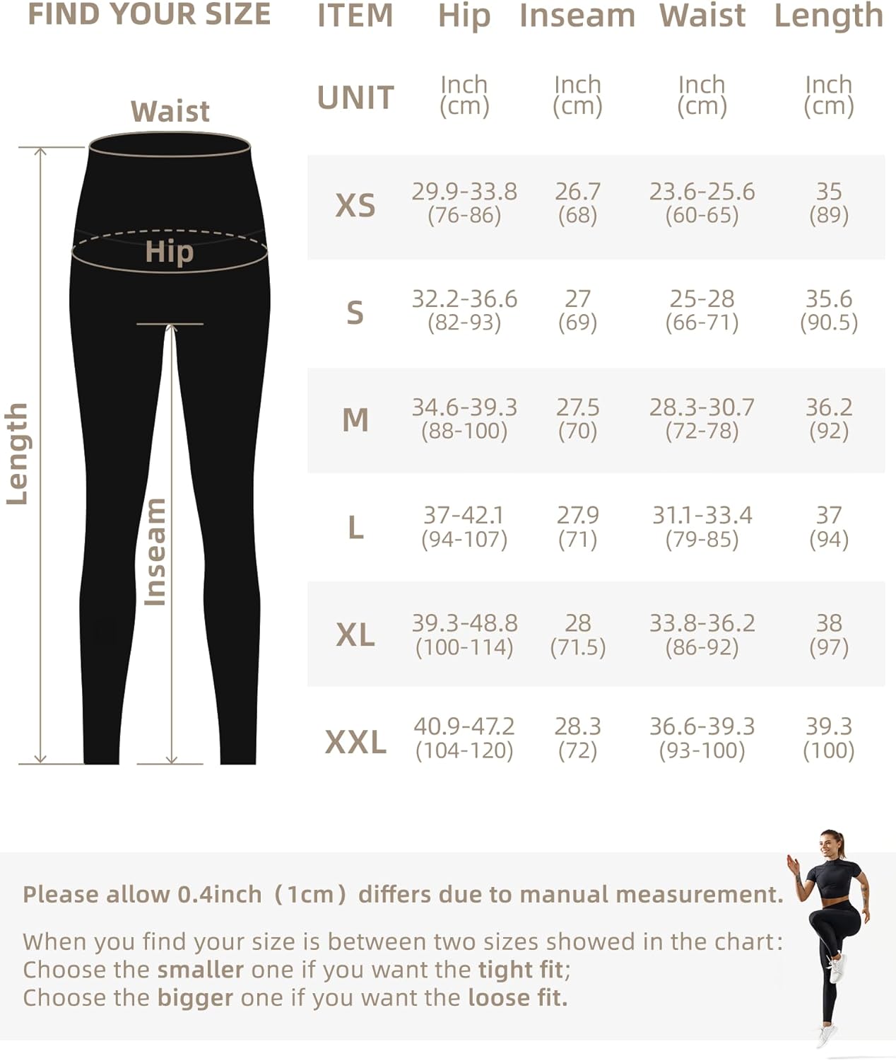 Thumbnail 3 de GymCope Leggins Sportivi Donna Vita Alta con Tasche