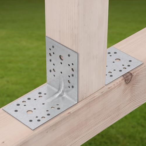 Thumbnail 6 de KOTARBAU® 25 Pezzi Staffa Angolare in Acciaio Zincato 130x130x100 mm – Argento