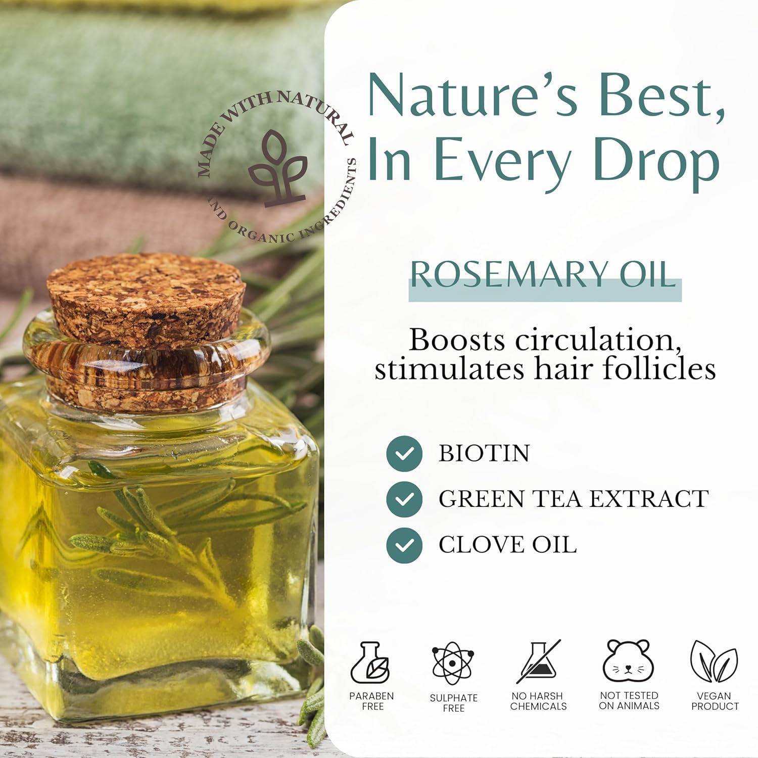 Thumbnail 3 de Edenika Rosemary Oil Shampoo, Conditioner Set