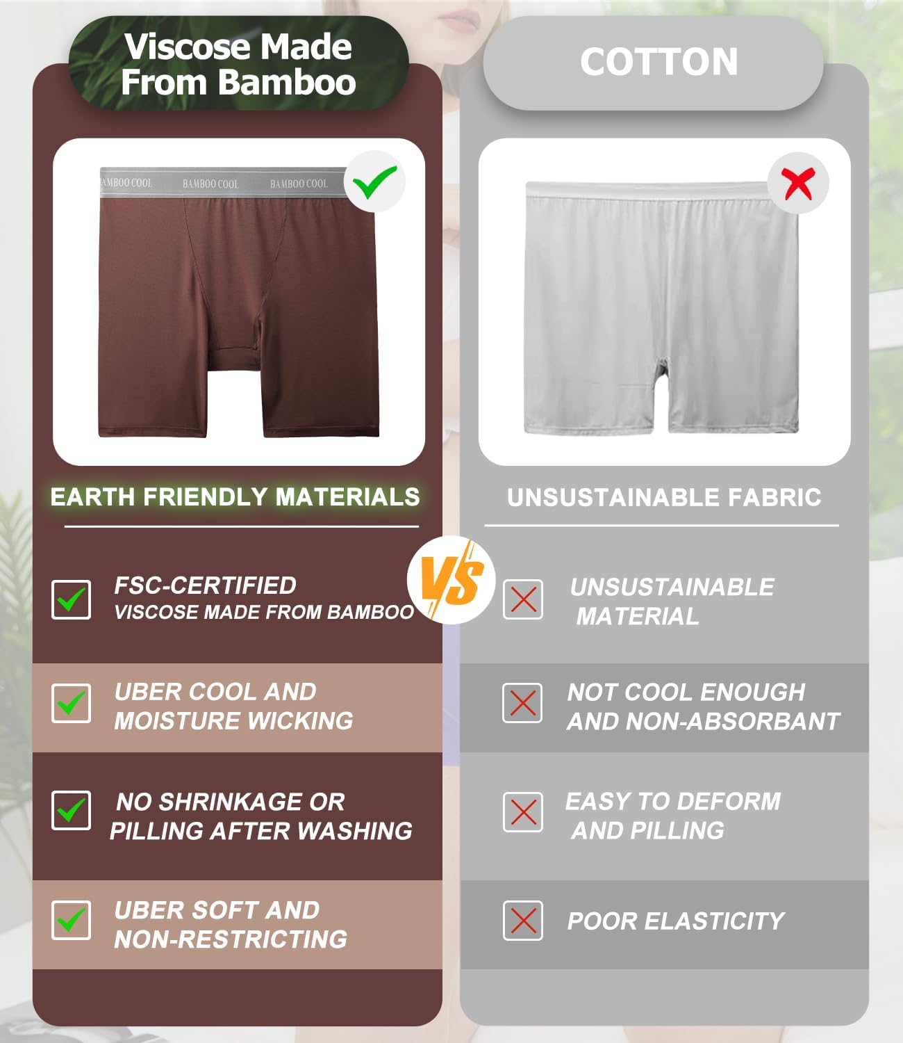 Thumbnail 4 de BAMBOO COOL BoyShorts 5-Pack High Waisted