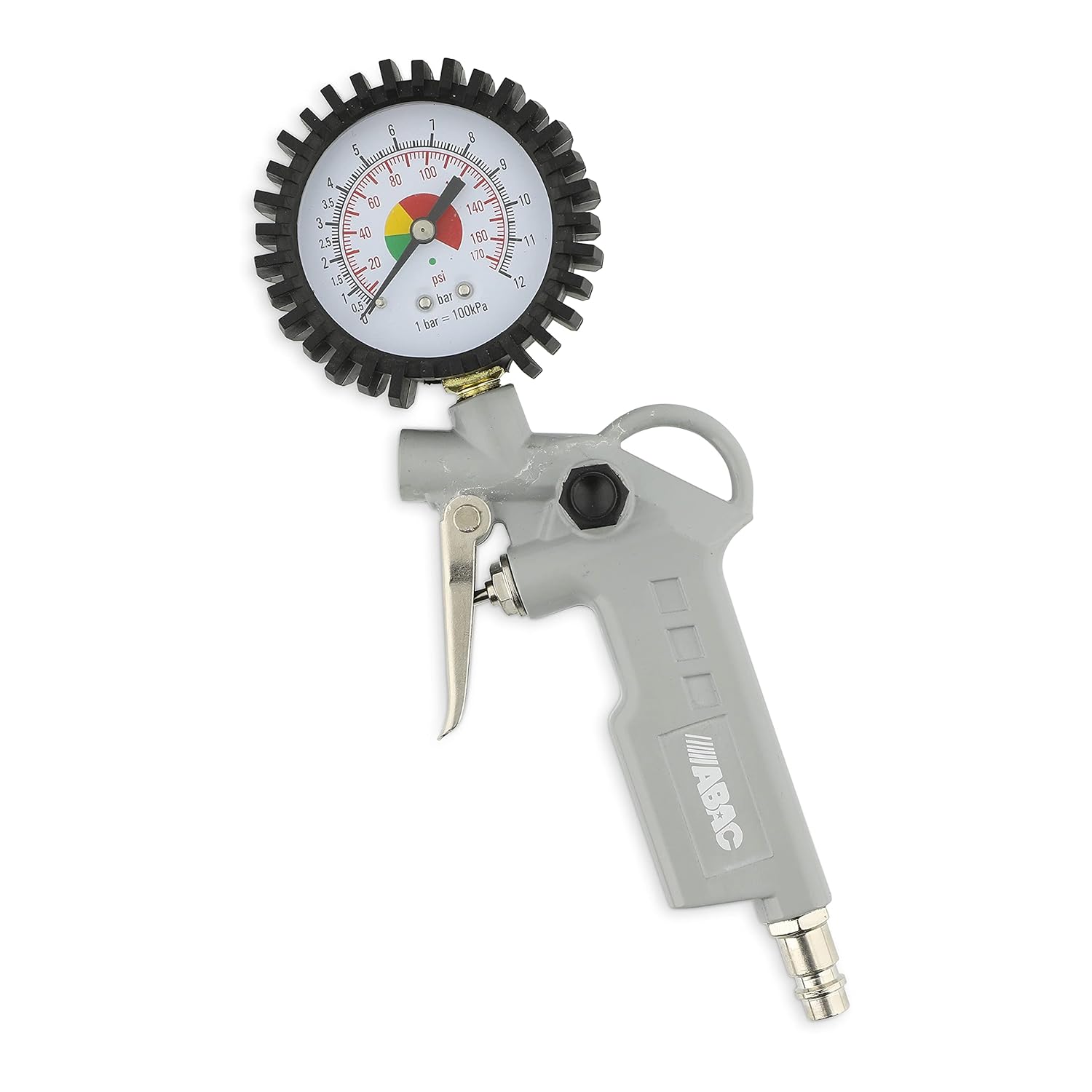 Thumbnail 6 de ABAC Pistolet de Gonflage de Pneus 3 Pièces pour Compresseur G-580 – Gonfleur avec Manomètre et 3 Embouts