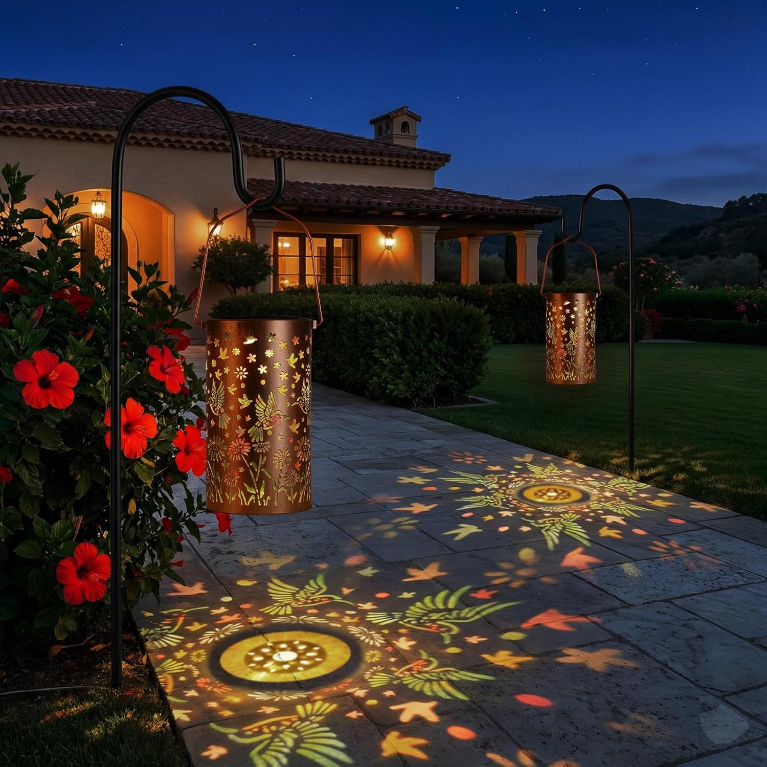 Thumbnail 3 de Colorful Solar Lanterns Outdoor Waterproof Light by ZKLiLi