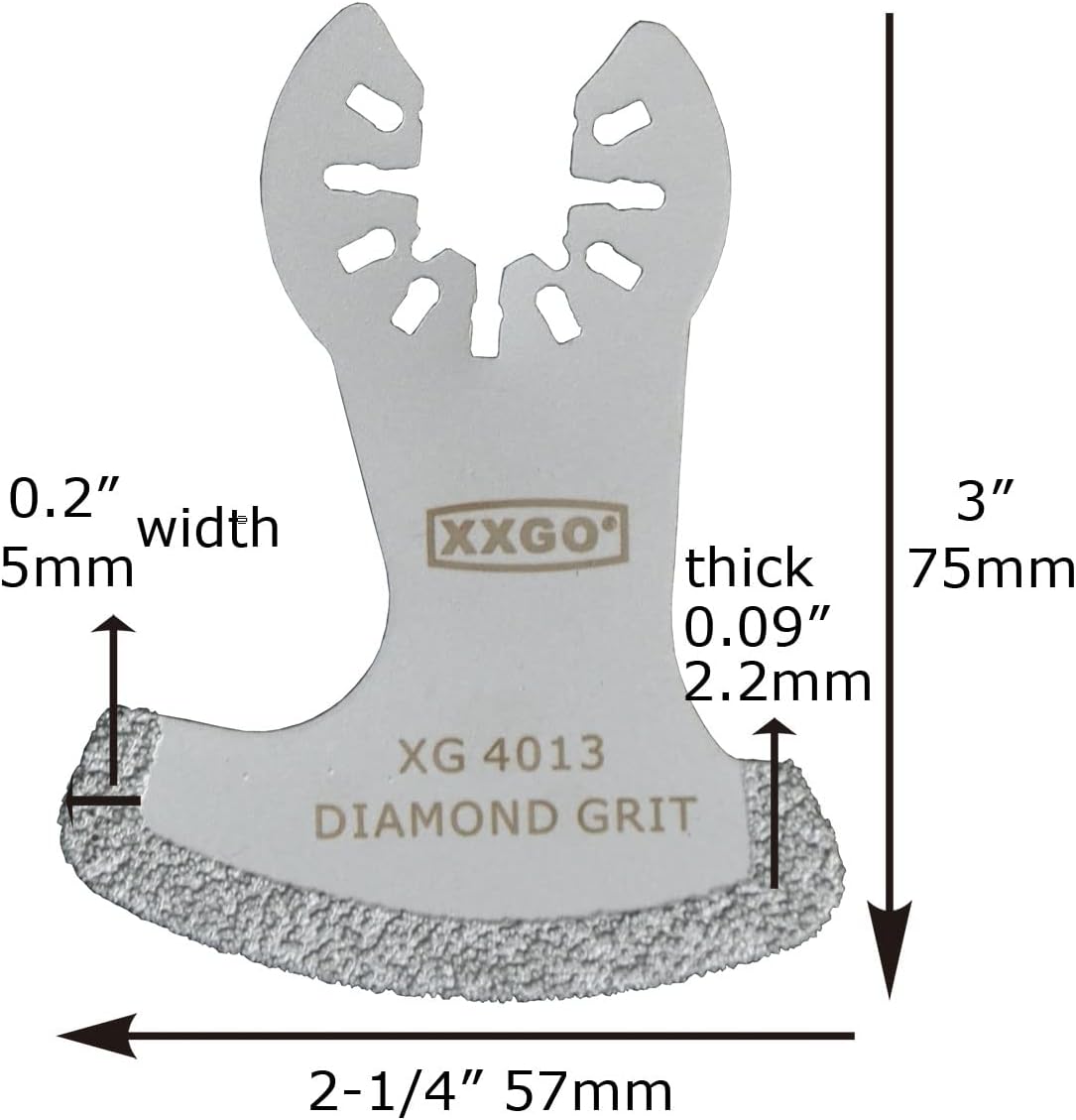 Thumbnail 1 de XXGO XG3001SU 3-piece grout removal blades for multitool 🛠️