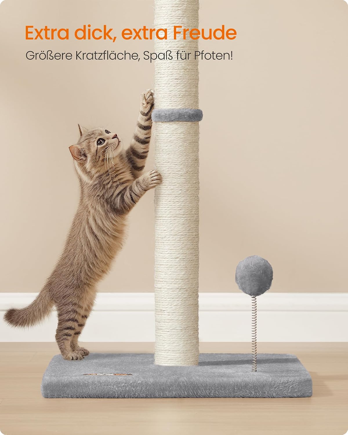 Detalle de Feandrea PCA040G01 Kratzbaum 85 cm 🐱