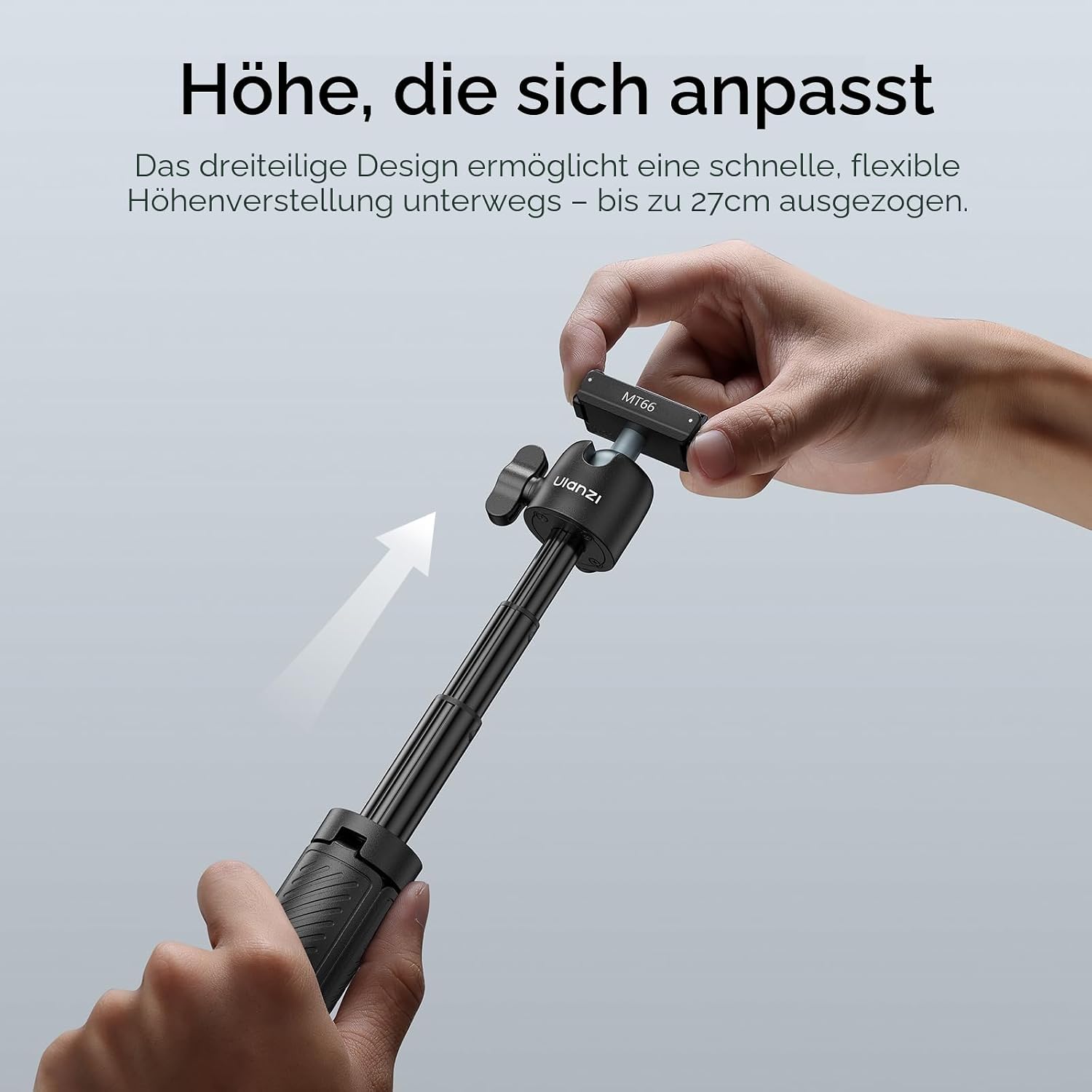 Thumbnail 3 de ULANZI MT66 kleines Action-Kamera-Stativ für DJI Osmo Action (inkl. magnetischem Schnellwechsel-Adapter) – kompakt, Clip & Stativ-Modi