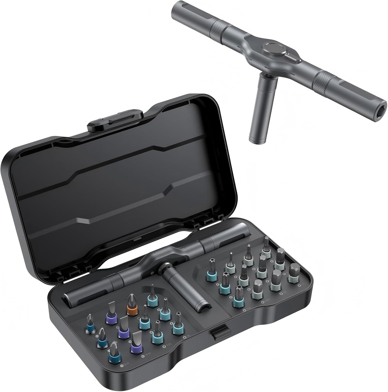 Detalle de DYLIFE 24 IN 1 Magnetic Ratcheting Precision Screwdriver Set