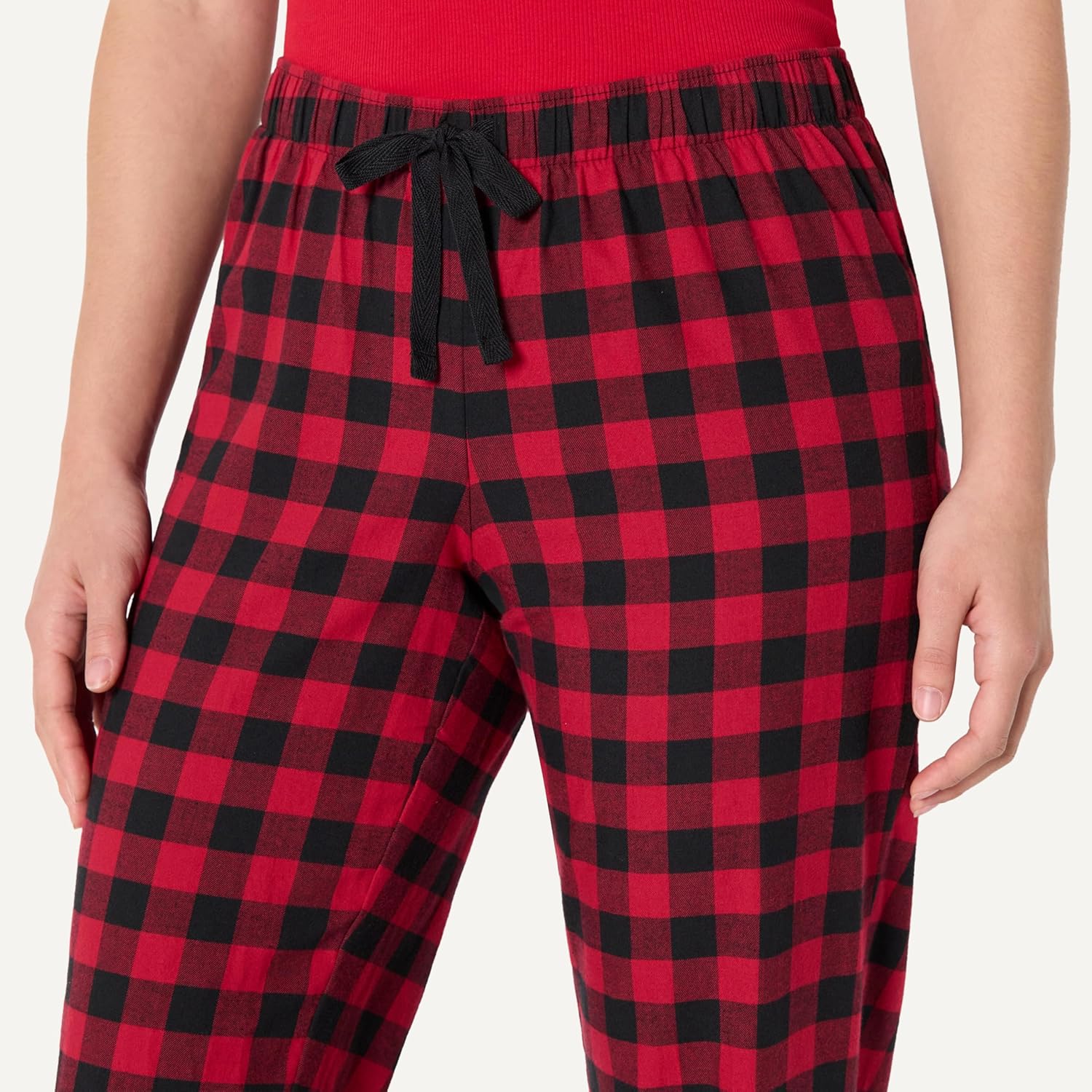 Thumbnail 3 de Damen Pyjamahose aus Flanell von Amazon Essentials (gebürstete Baumwolle)