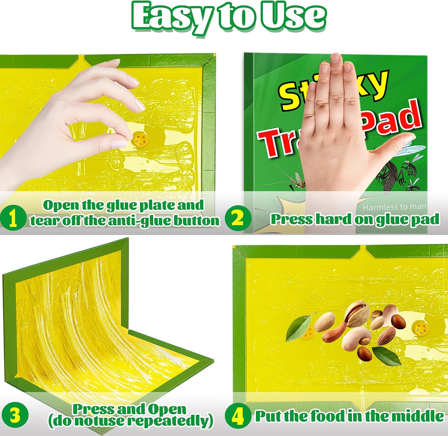 Detalle de Sticky Traps Large Extra Strong 5-pack 🪤