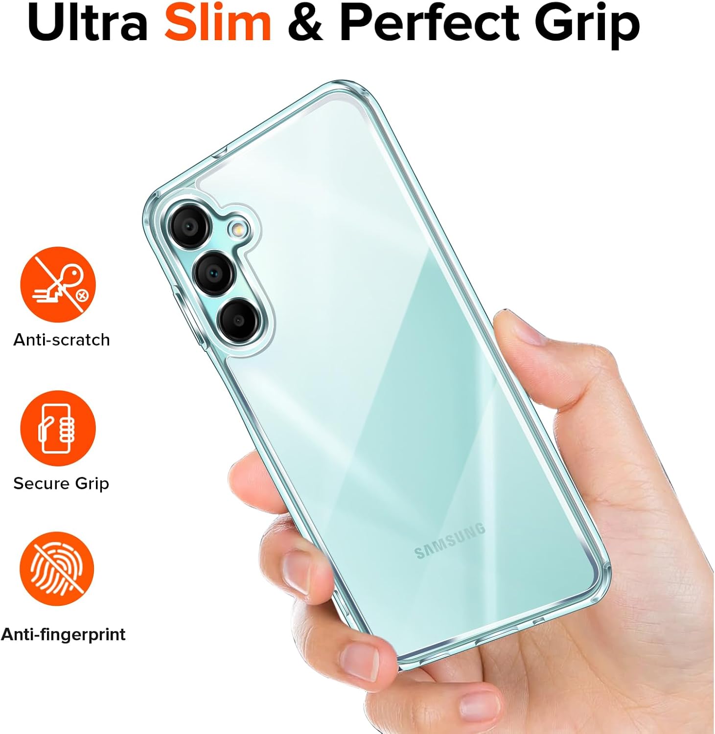 Thumbnail 6 de ivoler Cover for Samsung Galaxy A16 Clear Case 2 Pack