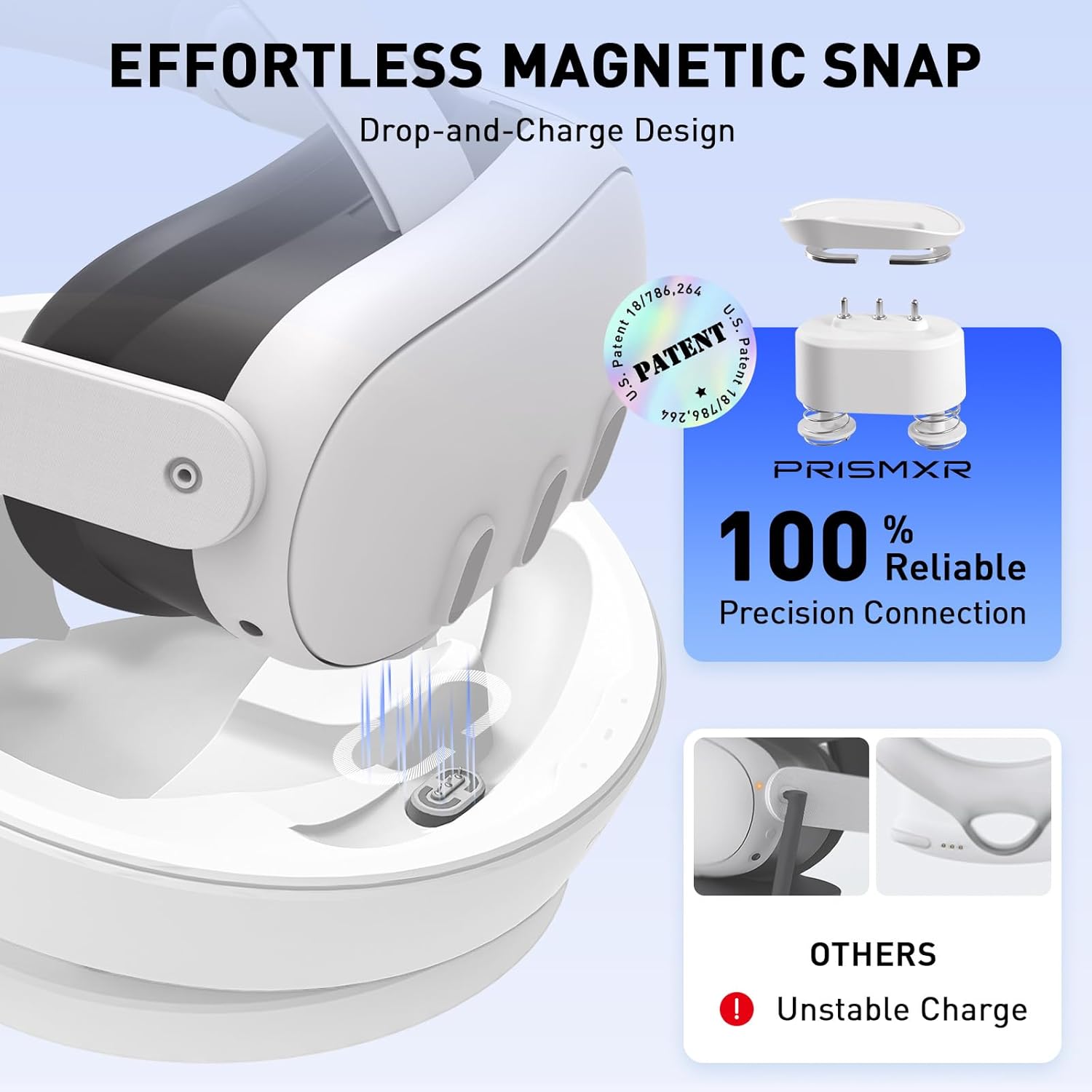 Thumbnail 1 de PRISMXR Carina D1 Quest 3 charging dock 27W