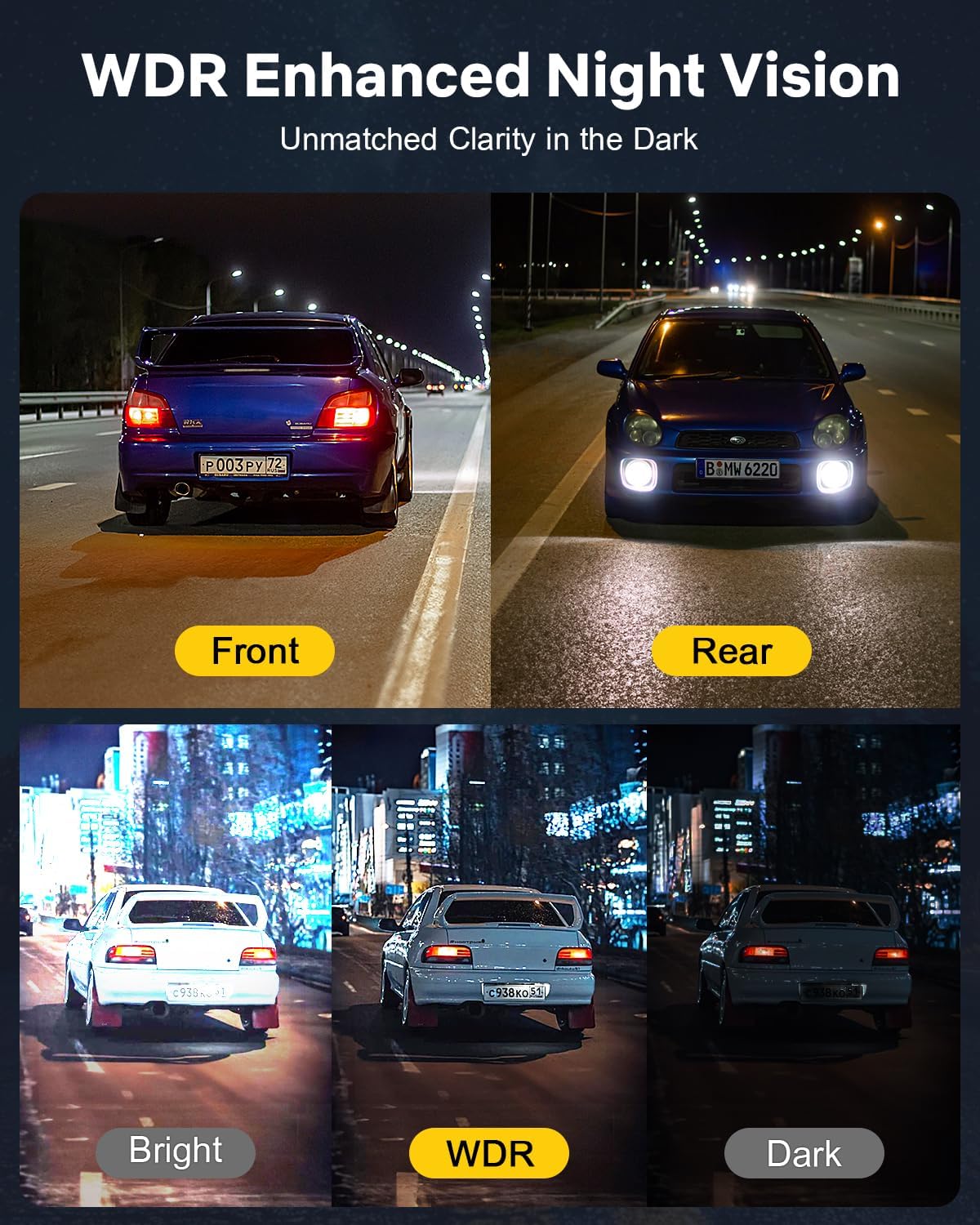 Thumbnail 6 de 4K Dash Cam GKU Front and Rear