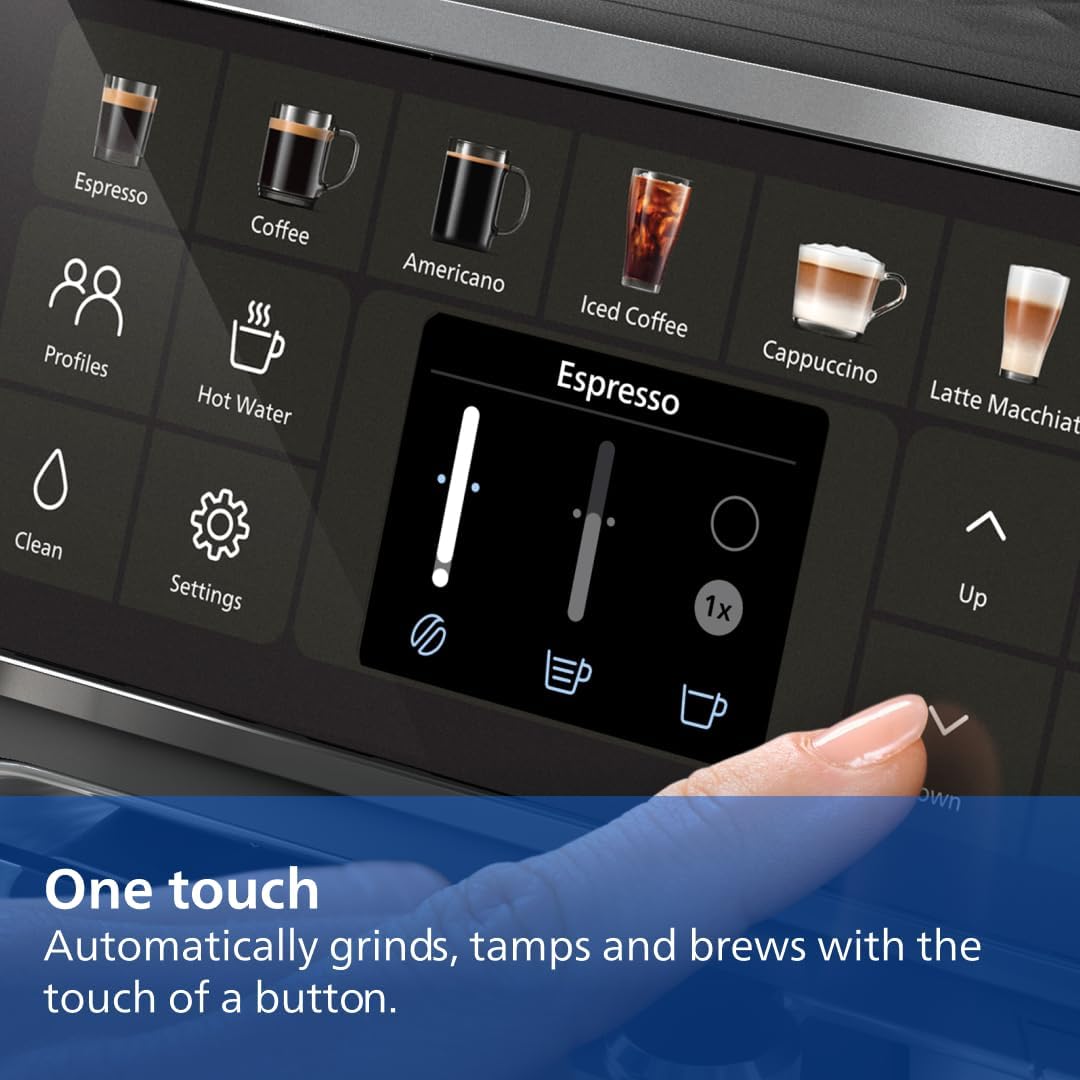 Detalle de Philips 4400 Series EP4447/90 Fully Automatic Espresso Machine, LatteGo, 12 Drinks