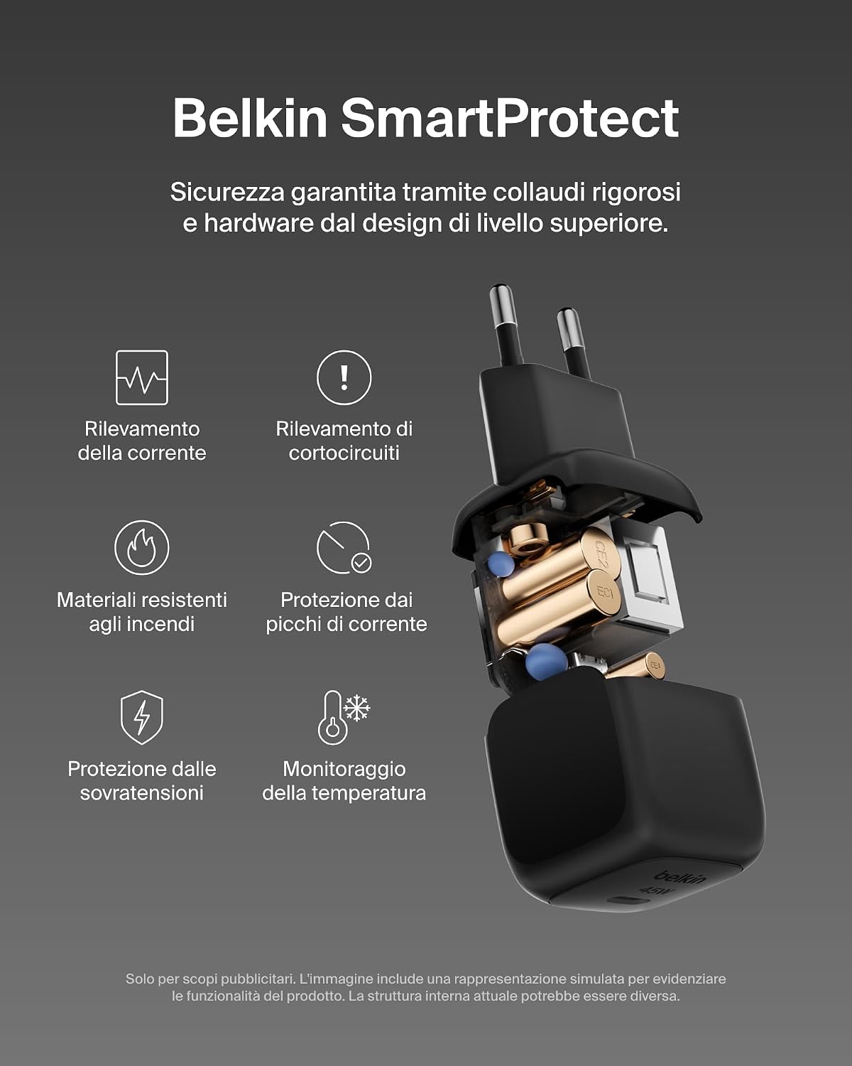 Detalle 2 de Belkin 45 W Caricatore USB-C PD