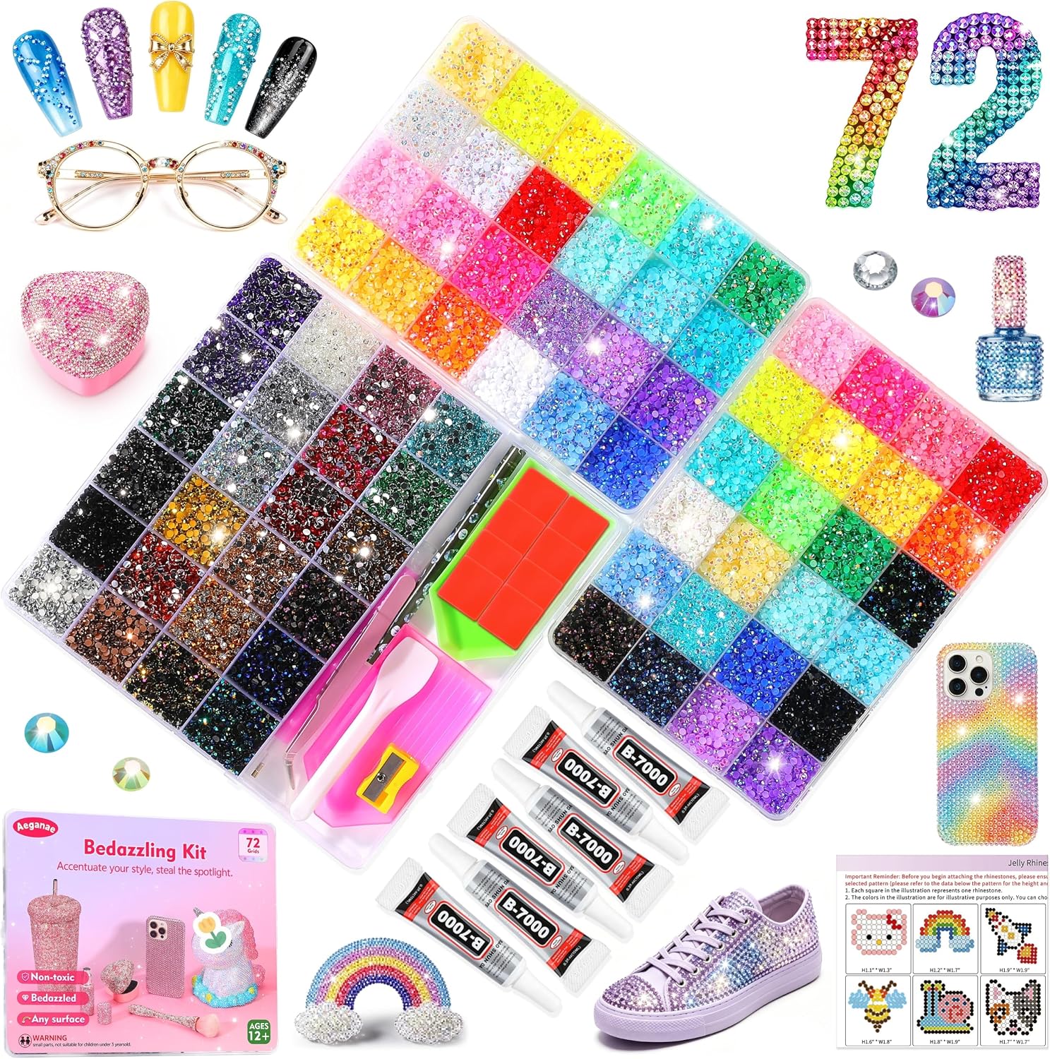 Thumbnail 6 de Rhinestone Bedazzling Kit, 40,000 Pieces
