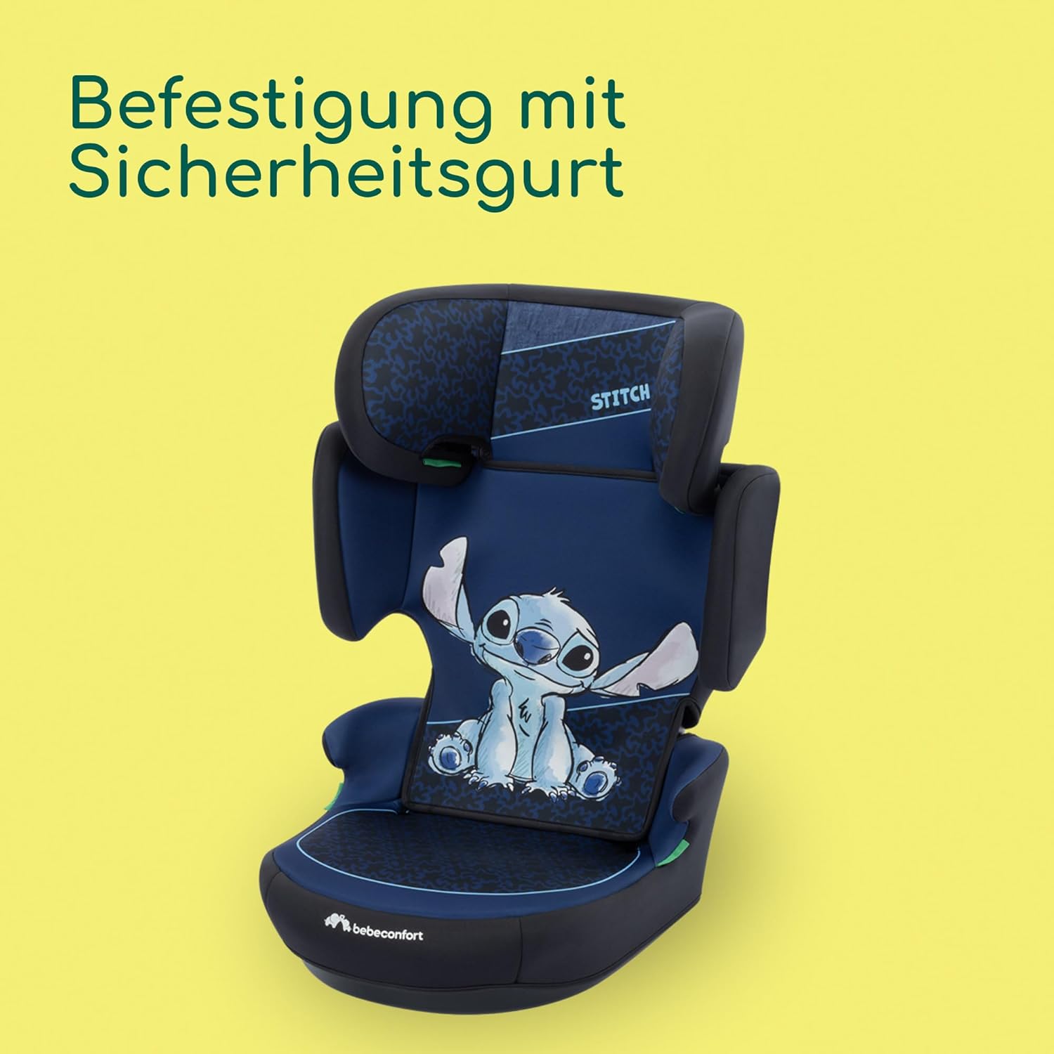 Thumbnail 3 de Bebeconfort Disney RoadSafe i-Size: Klappbarer Kindersitz mit Rückenlehne (3,5–12 Jahre, 100–150 cm) – Stitch Disney
