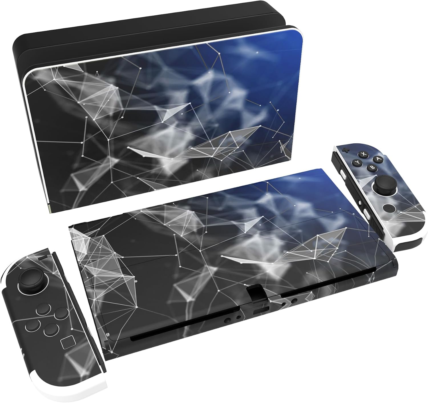 Detalle de playvital Mistborn Dragon skin for Nintendo Switch OLED