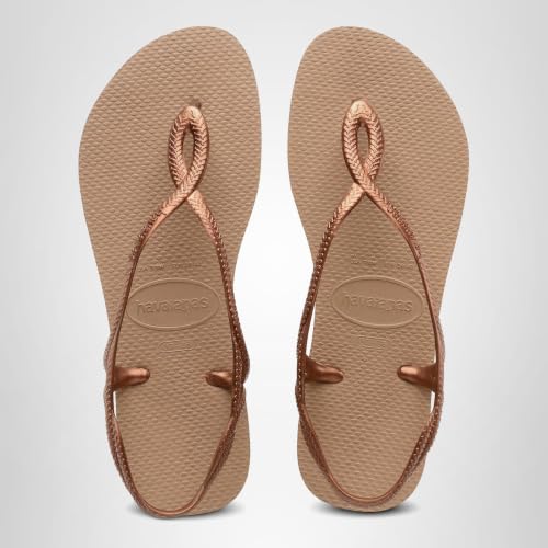 Thumbnail 9 de Havaianas Luna Donna Sandali Oro Rosa 35/36 EU: equilibrio tra femminilità e comfort