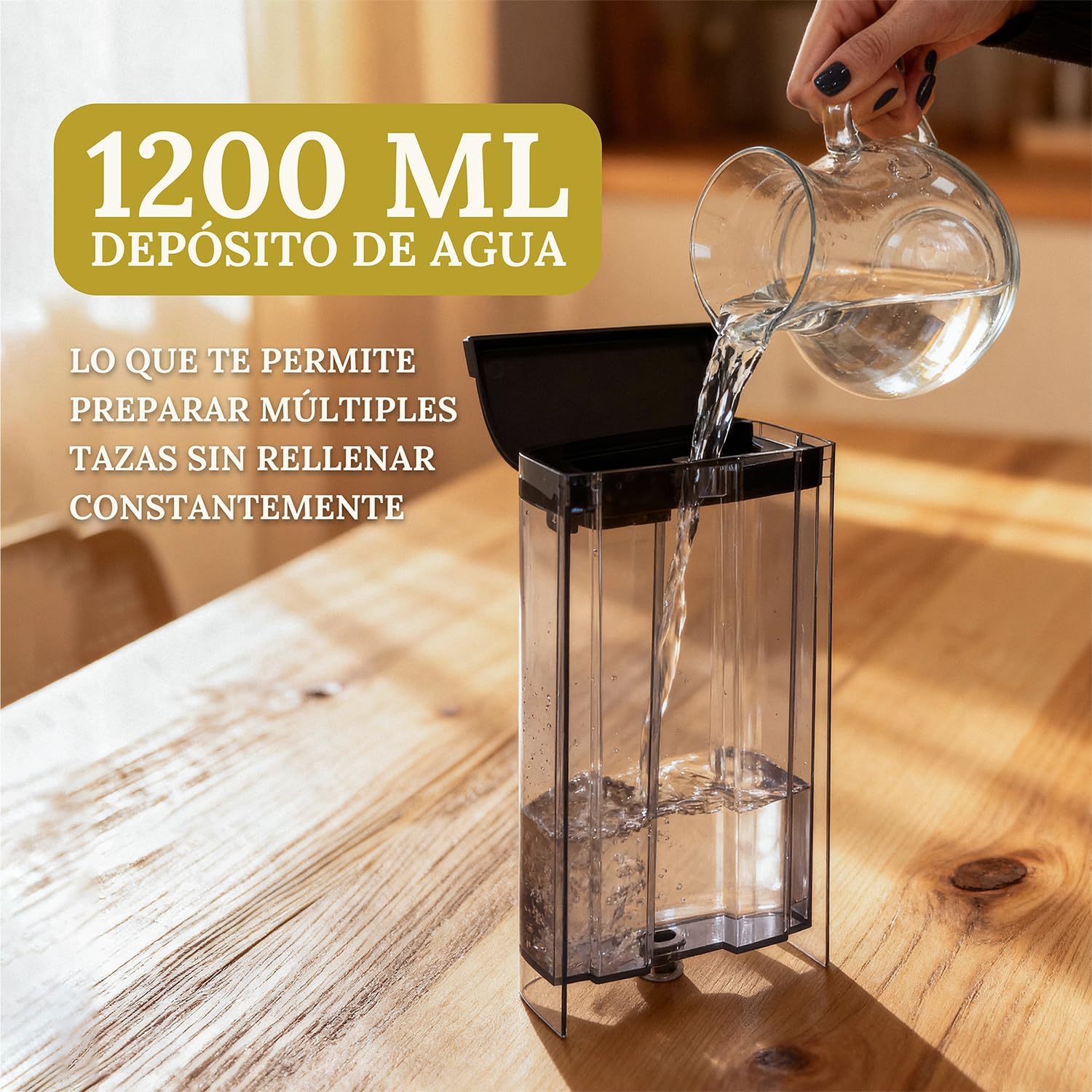 Detalle 2 de XINWO Hanoi Cafetera Retro 1.2L 20 Bar