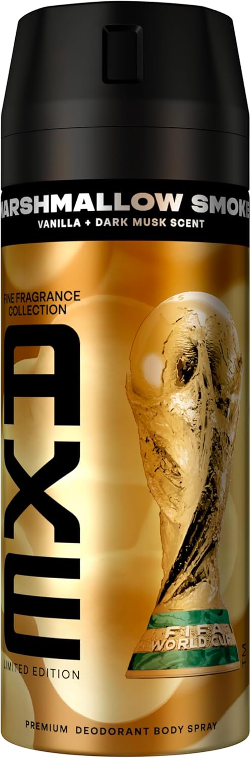 Detalle de AXE Déodorant Homme Spray Marshmallow Smoke – Collection Prestige, 2x150 ml