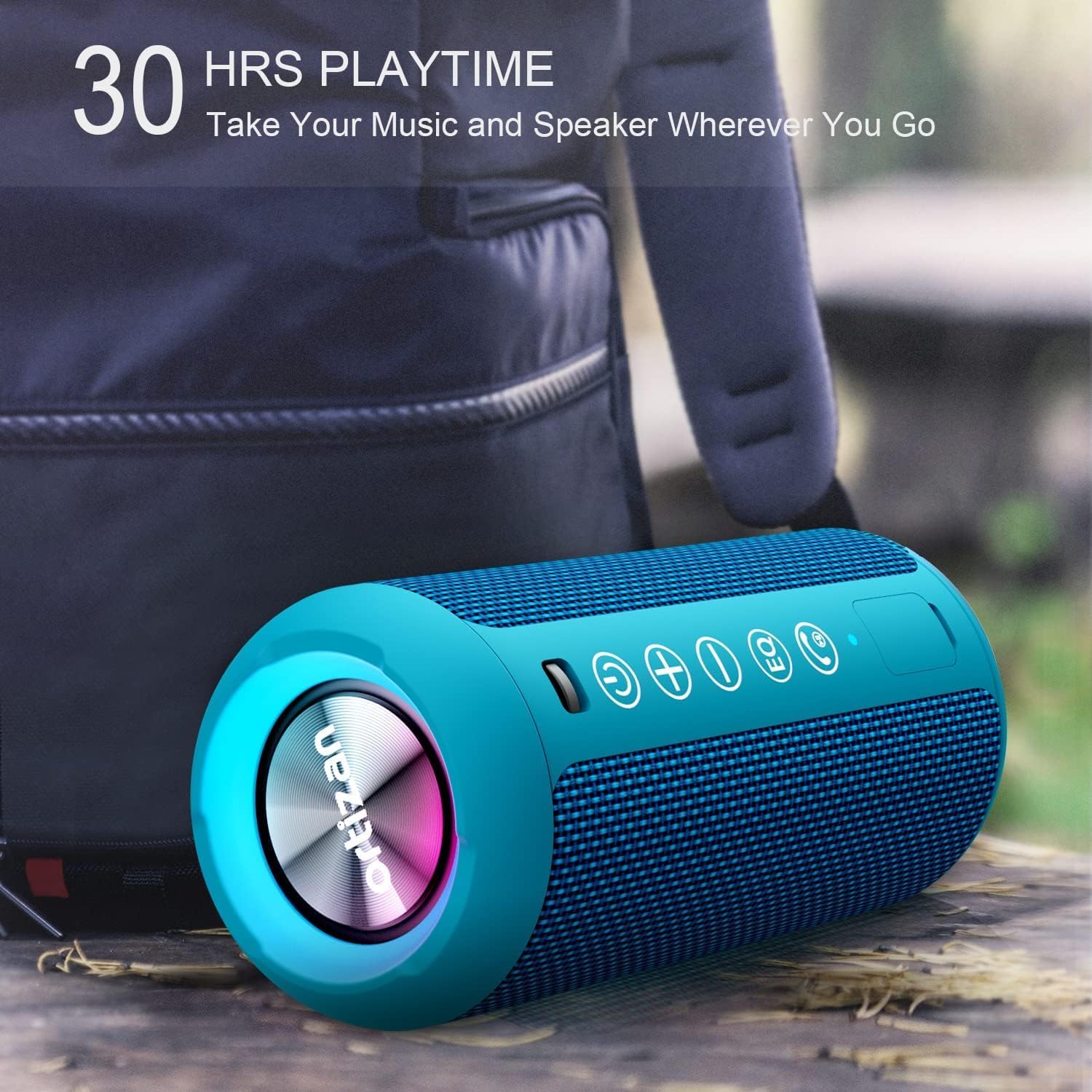 Thumbnail 6 de Ortizan Bluetooth Speaker: 24W, IPX7 waterproof, 30h playback, RGB light
