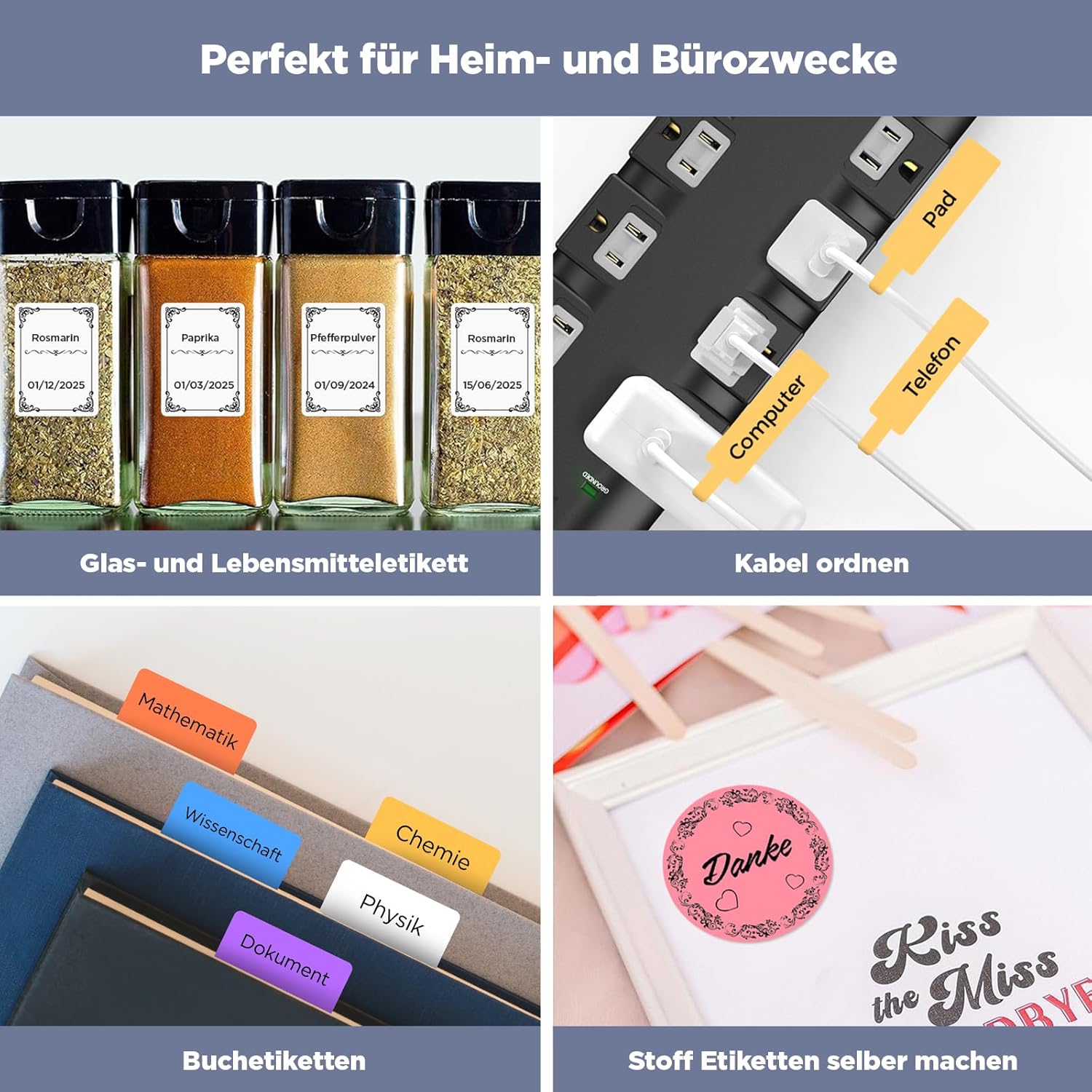 Thumbnail 5 de SUPVAN T50M Etiketten 40×30 mm, 6 Rollen 📦