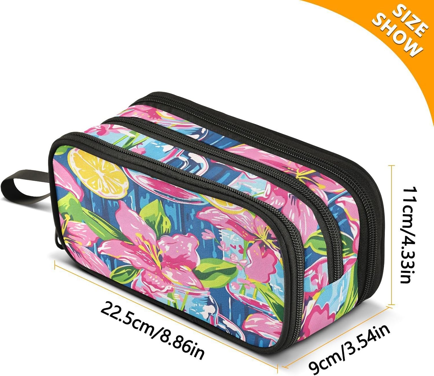 Detalle de ALAZA Pencil Case, 3 Compartments