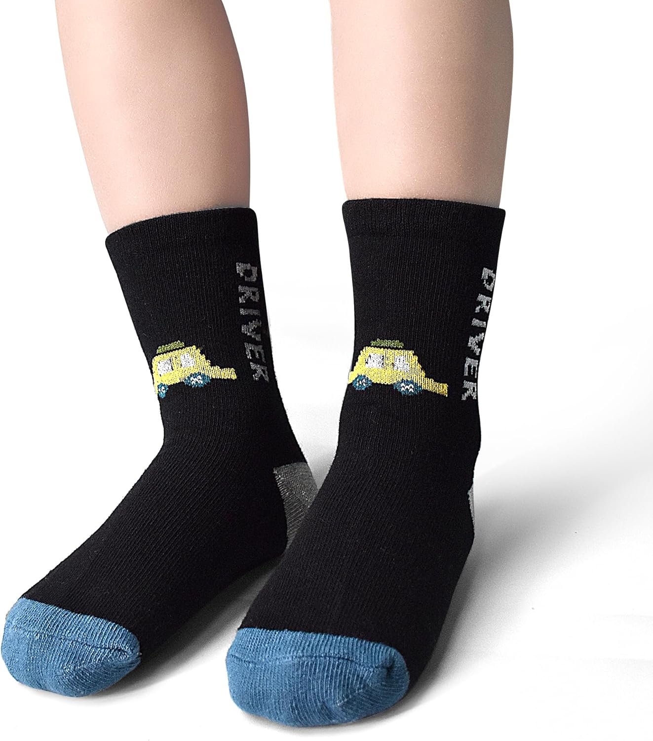 Thumbnail 4 de TRAMLE Boys’ 12-Pair Cotton Crew Socks (Cartoon, Cosy & Breathable) for Ages 1–7