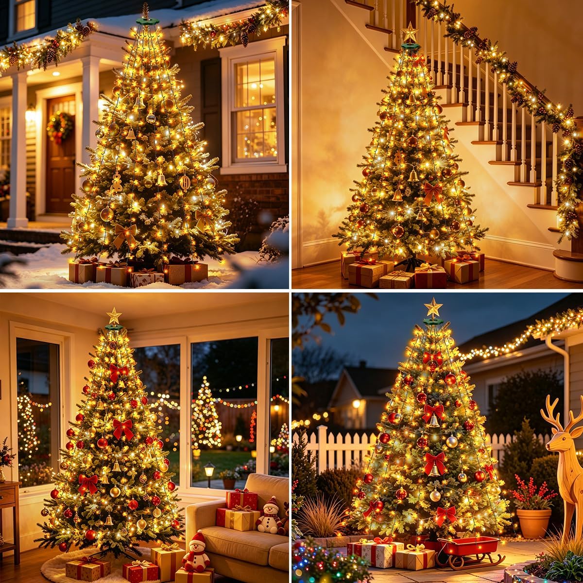 Thumbnail 6 de DREAMLAND DRCR100 Christmas Tree Topper Lights, 240 Warm White LEDs