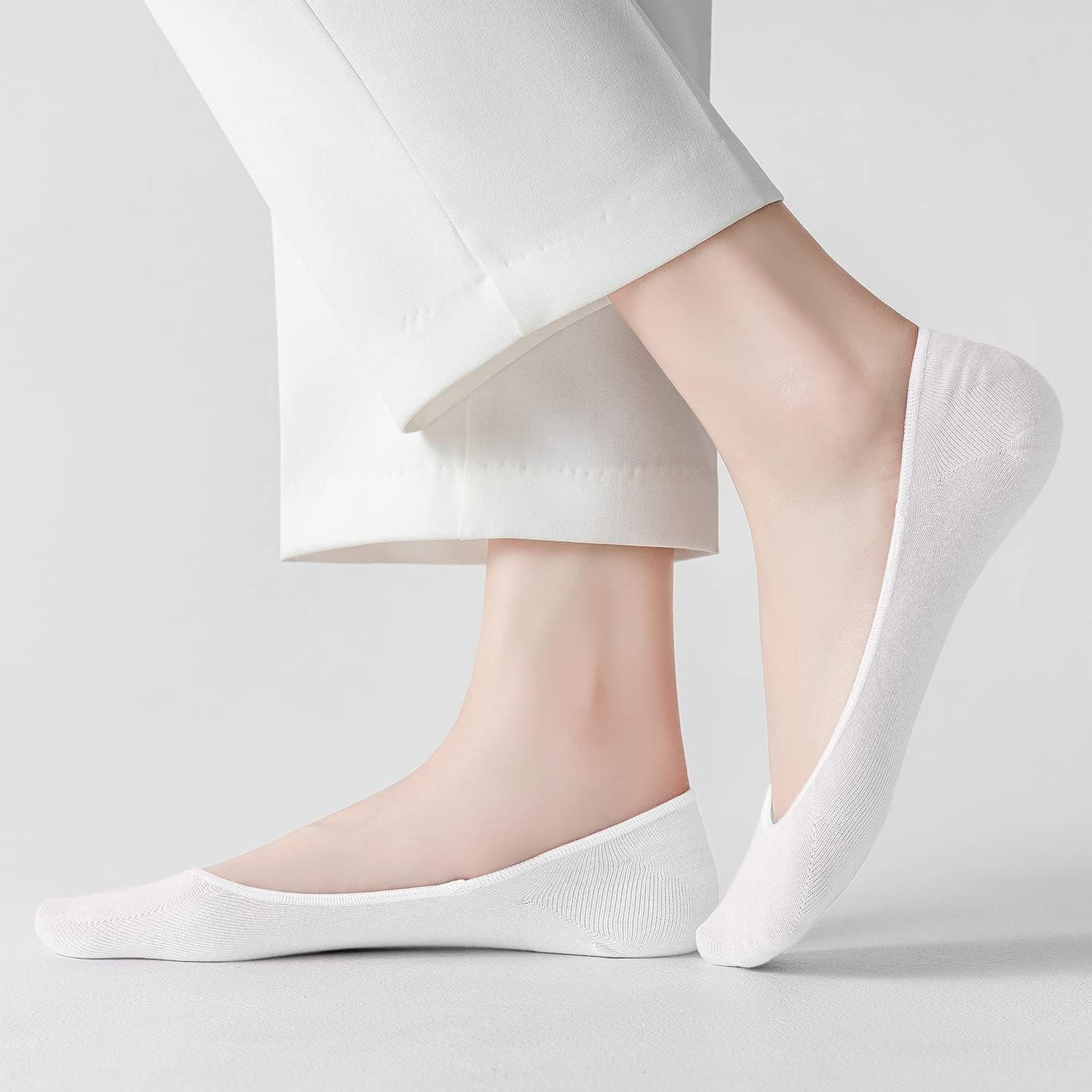 Thumbnail 1 de Toes Home Füßlinge Ballerina Socken Damen (8 Paar) – unsichtbare No-Show-Sneaker-Socken mit rutschfestem Silikon
