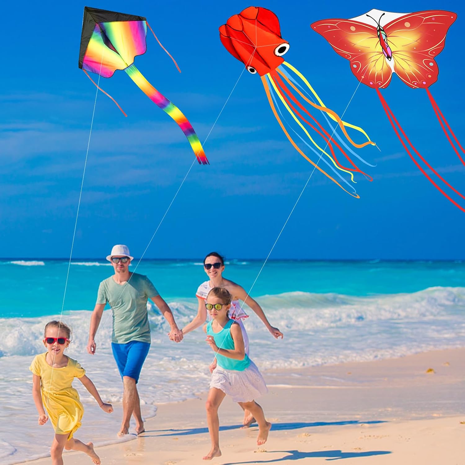 Thumbnail 4 de 3 Pack Kite Colorful Kites for Kids