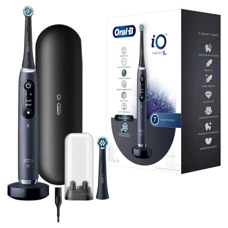 Detalle de Oral-B iO Series 9N Negro: cepillo eléctrico con modos inteligentes y sensor de presión