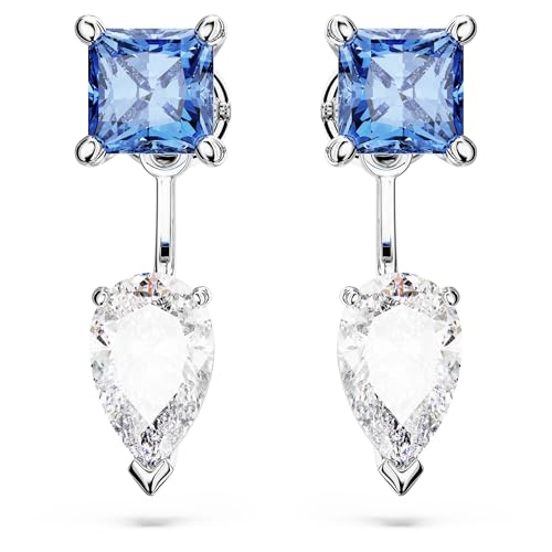 Detalle 2 de Swarovski Pendientes Ear Jacket Mesmera – Tallas mixtas, azules, desmontables