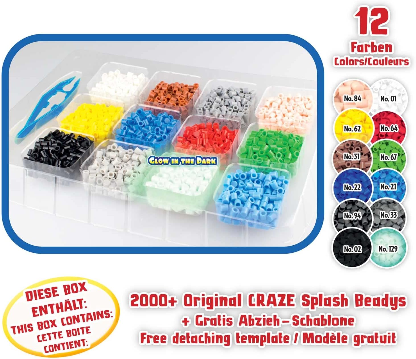 Thumbnail 5 de CRAZE Splash BEADYS 10006 waterparels, strijkvrij en in 12 kleuren