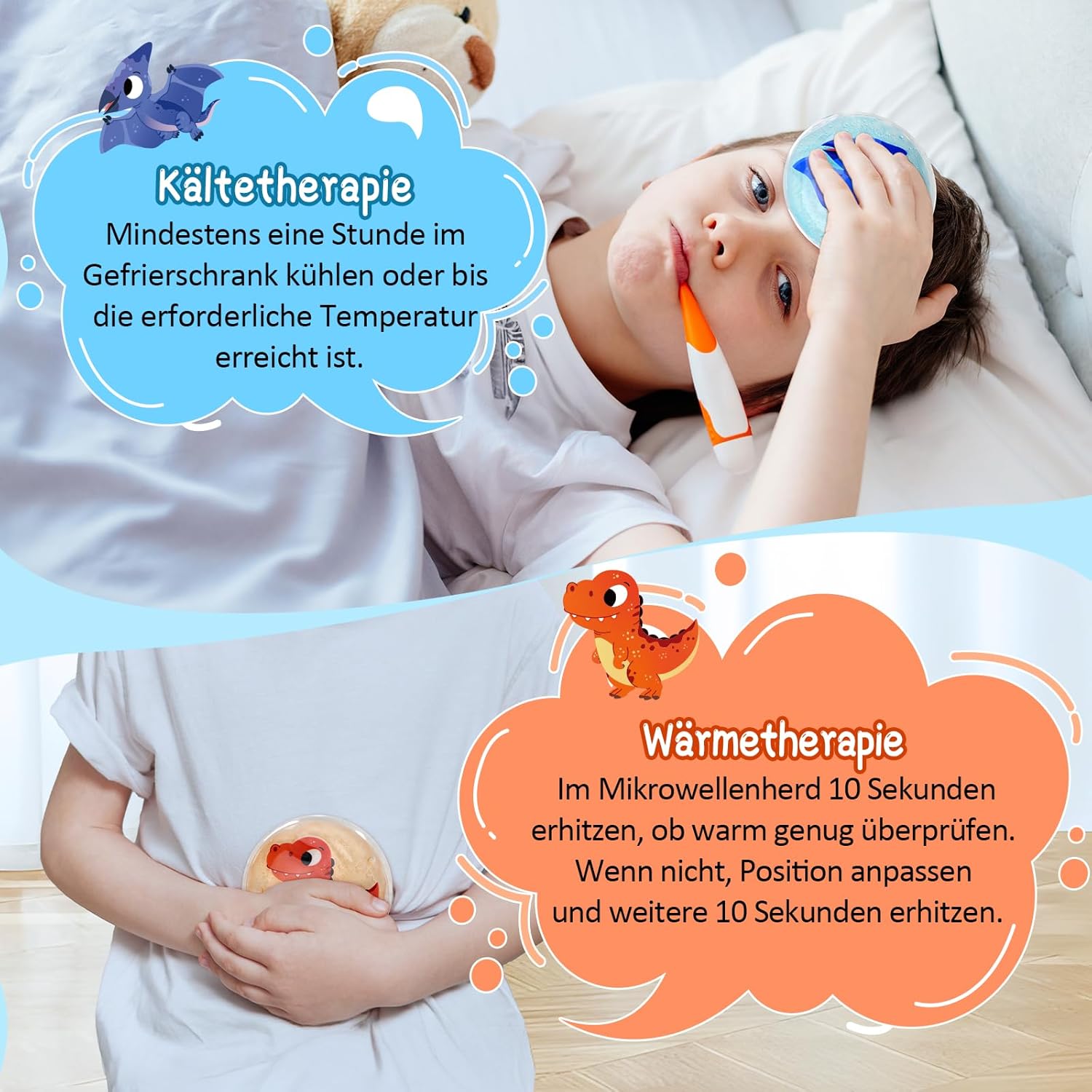 Thumbnail 4 de Comfytemp Kühlpads Kinder 8 cm 6er Set