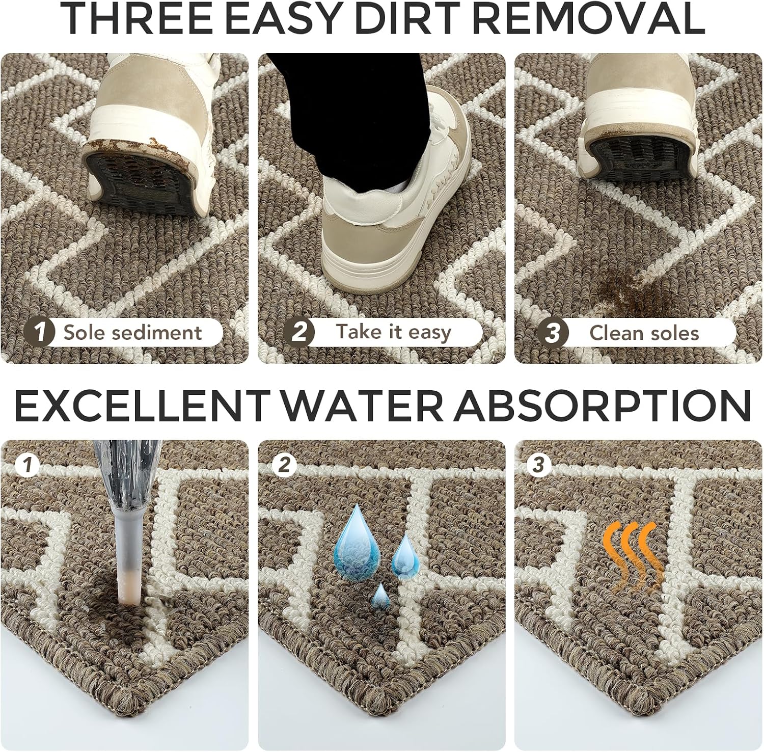 Thumbnail 4 de hicorfe Indoor Doormat 24 x 35 in