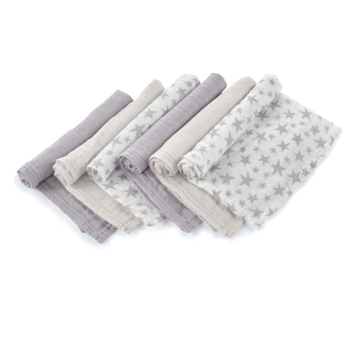 Detalle de Jané Lot de 6 Mousselines Coton Bambou 35x35 cm ⚙