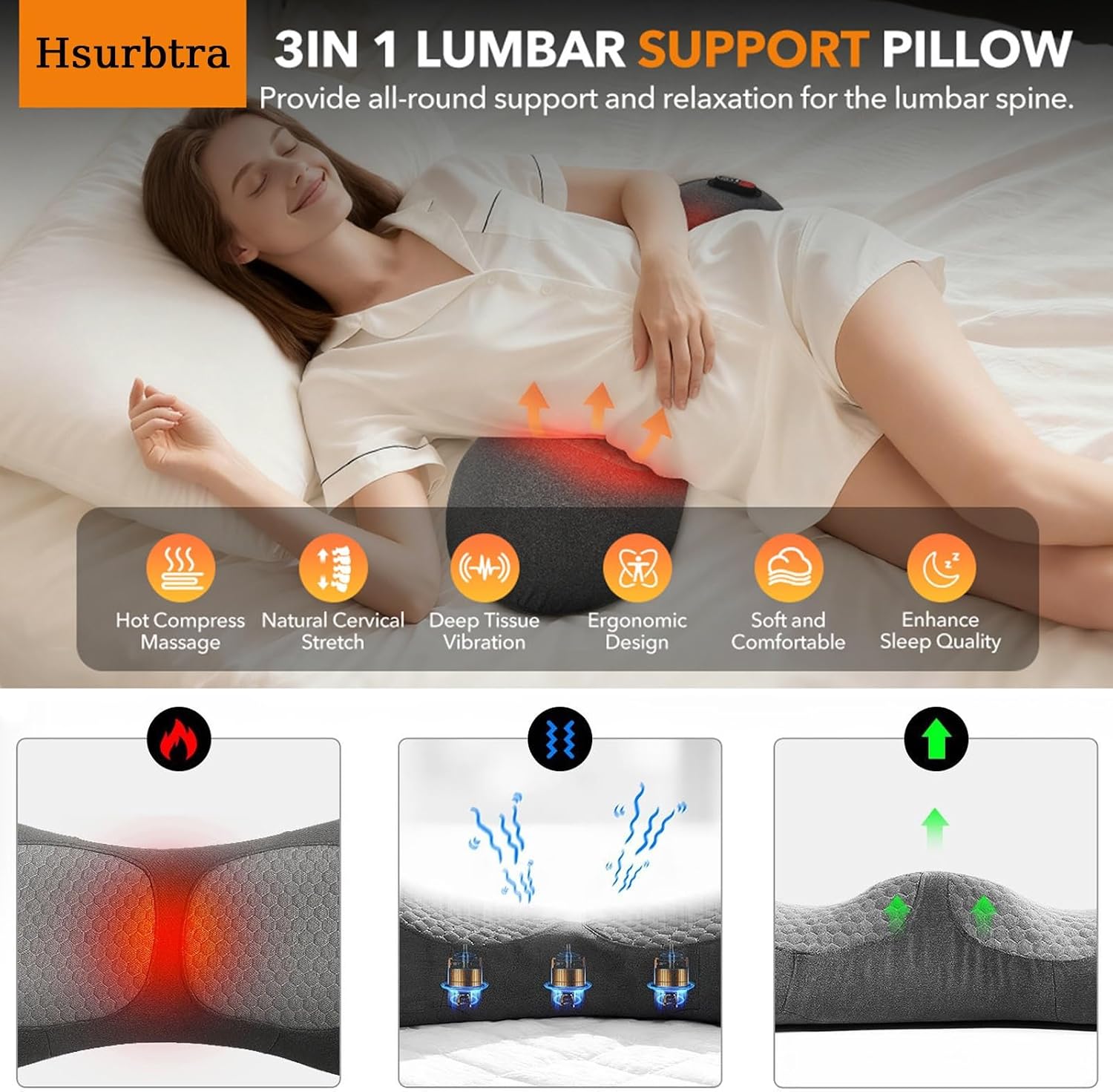 Detalle 2 de Hsurbtra Theraback 3-in-1 back therapy device