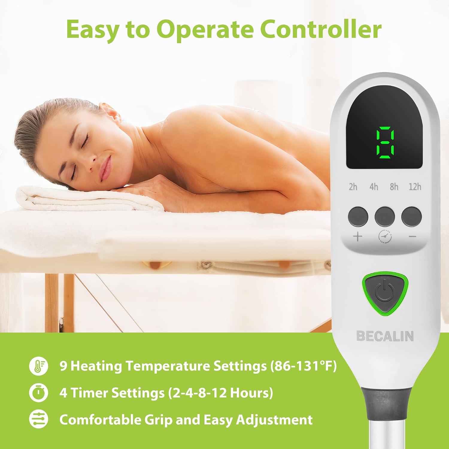 Detalle 2 de Massage Table Warmer 9 Heat Settings