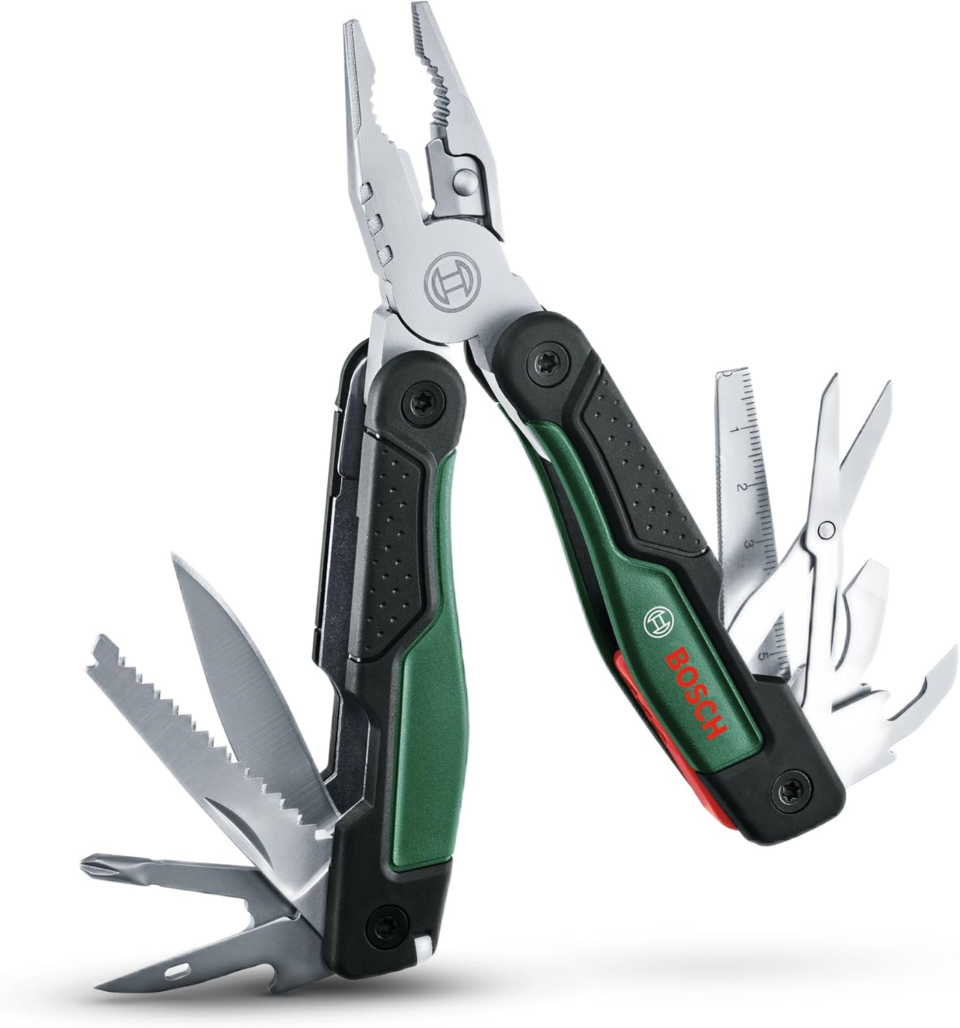 Detalle de Bosch 16-in-1 Multitool, Stainless Steel Hand Tool with Locking Function
