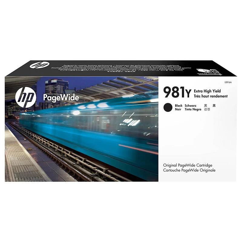 Detalle de HP 981Y Cartucho Original PageWide Negro de Alto Rendimiento